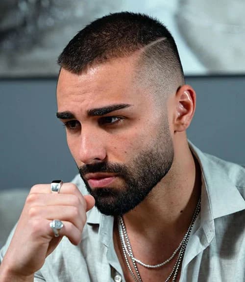 Buzz Cut with Beard